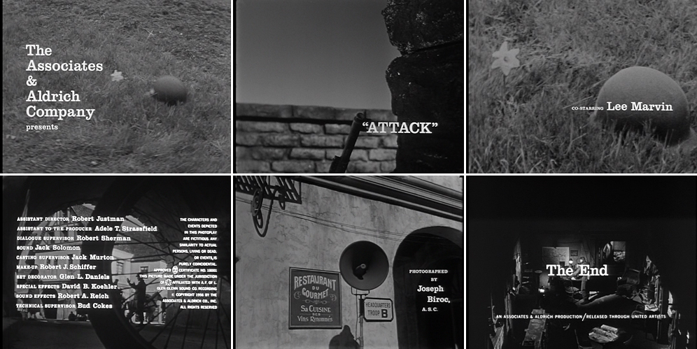 Attack 1956 title sequence Attack 1956 title sequence
