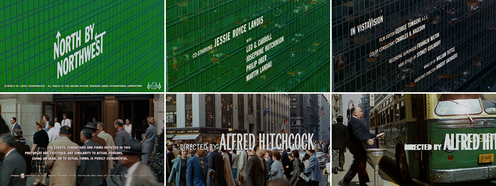 Saul Bass North by Northwest 1959 title sequence Saul Bass North by Northwest 1959 title sequence