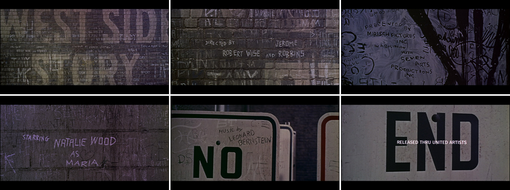 Saul Bass West side story 1961 title sequence Saul Bass West side story 1961 title sequence