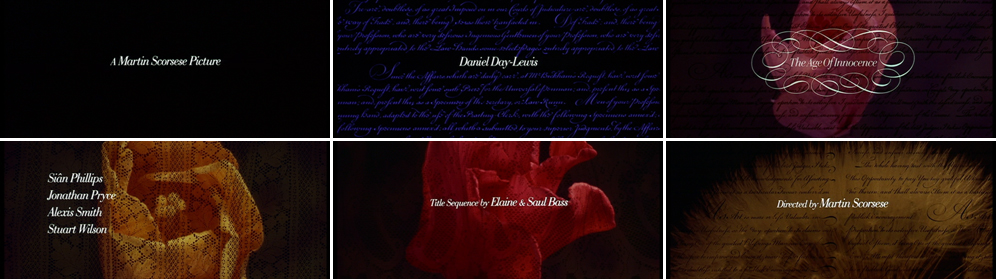 Saul Bass The Age of Innocence 1993 title sequence Saul Bass The Age of Innocence 1993 title sequence