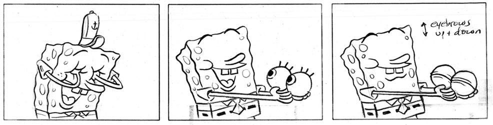 Speed drawing From the storyboards I work on I usually share, I wanted to show the drawing process of a typical scene I draw. From a written script I receive, I