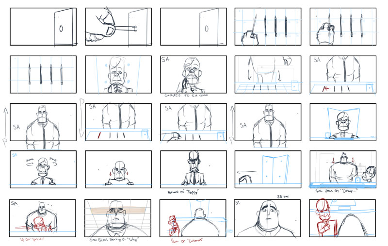 Types D'angles Storyboard par fr-examples